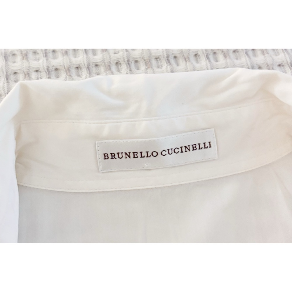 Brunello Cucinelli Structured Button Down Top - image 2